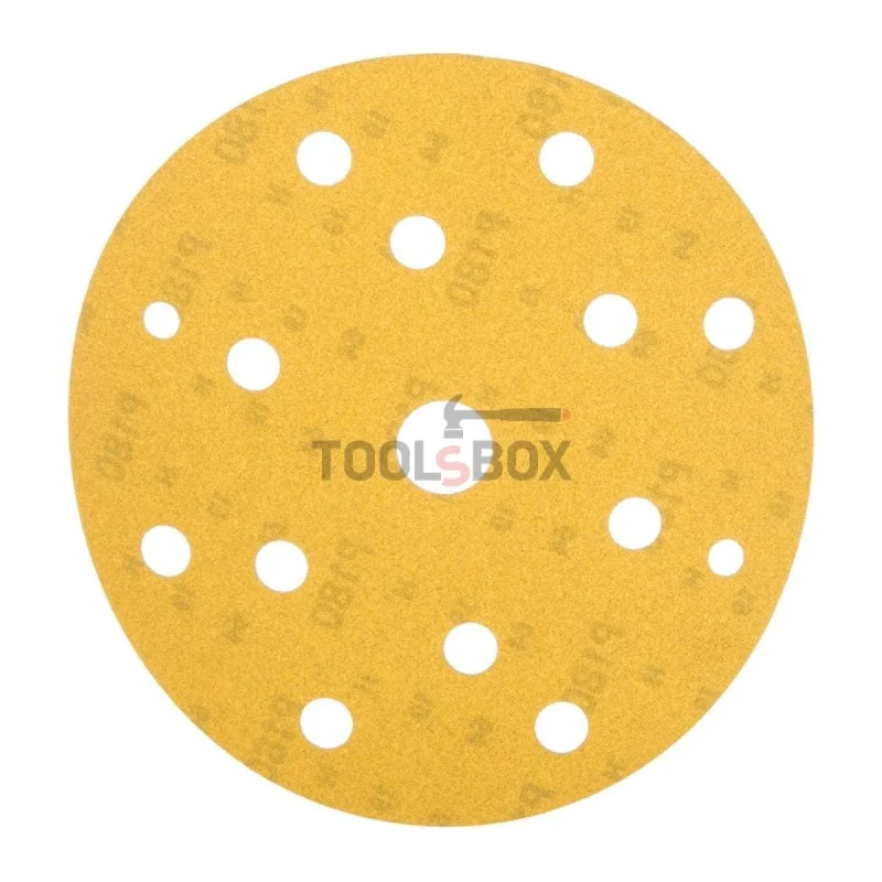 Sandpaper BOSCH 2608621736, C450 150mm/180, 15 holes, 50 pieces