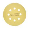 Sandpaper BOSCH 2608621739, C450 125mm/40, 8 holes, 50 pieces