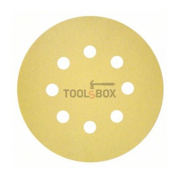 Шкурка BOSCH 2608621743, C450 125мм/120, 8 отвора, 50 броя