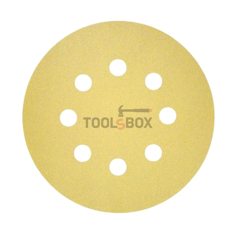 Sandpaper BOSCH 2608621746, C450 125mm/240, 8 holes, 50 pieces