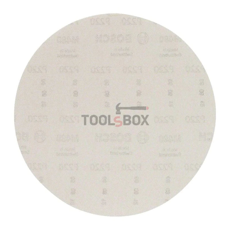 Sandpaper for Bosch sanding machines 2608621185, M480, 225mm/220, 25 pieces