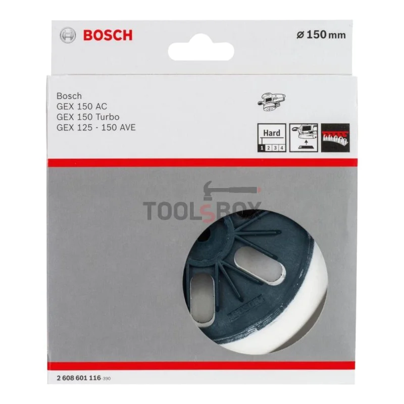 Sanding disc BOSCH 2608601116 (solid) 150mm
