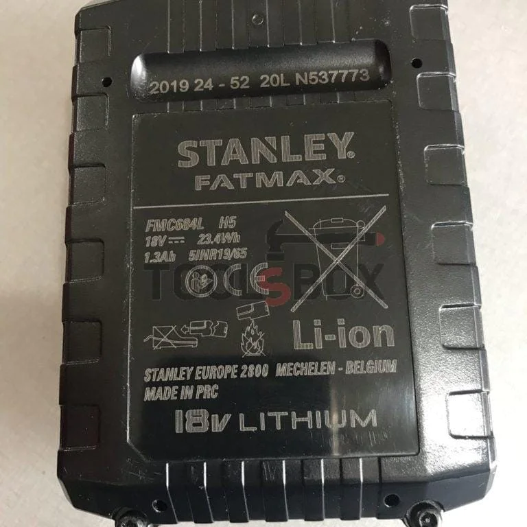 Rechargeable Battery Stanley FMC684L, 18.0 V, 1.3 Ah, Li-Ion , Fatmax