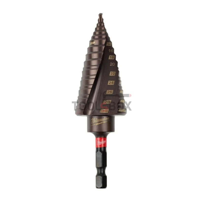 Milwaukee 4 - 30 mm step drill bit for metal