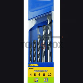 Свредла за пробиване в гранит Irwin 10501917 / 5бр/ 4,5,6,8,10
