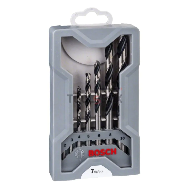 Set of BOSCH PointTec HSS, Mini-X-Line 2-8 mm, 7 pieces