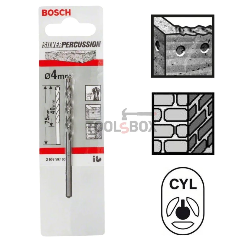 Concrete drill BOSCH CYL-3, 4x40x75mm