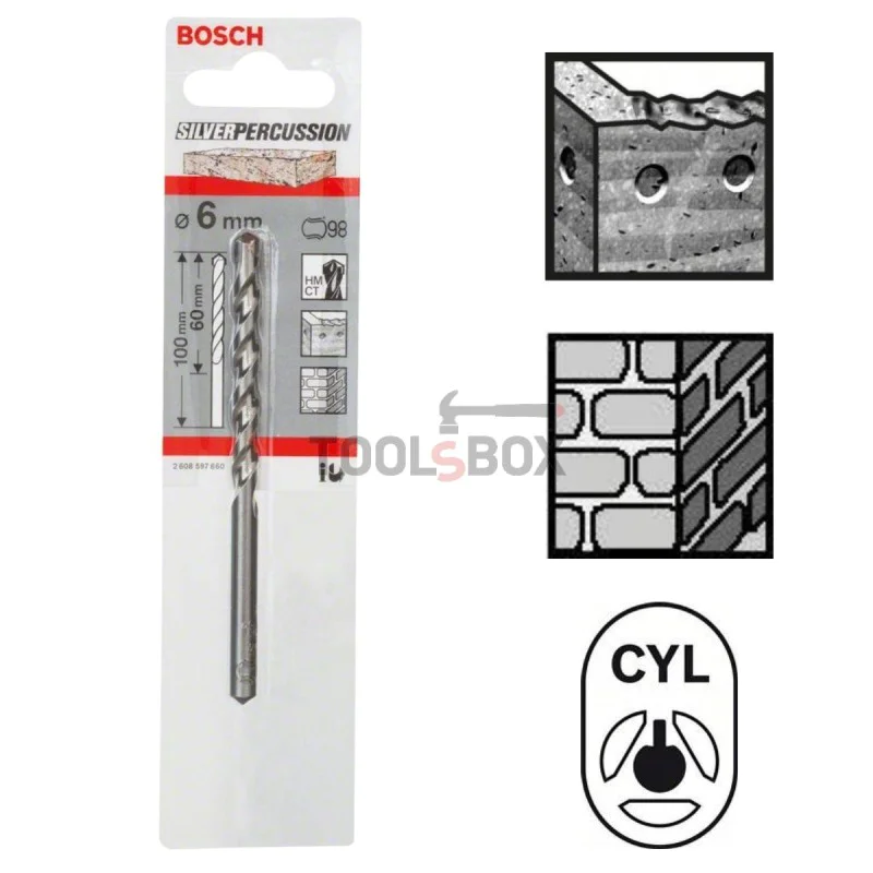 Concrete drill BOSCH CYL-3, 6x60x100mm