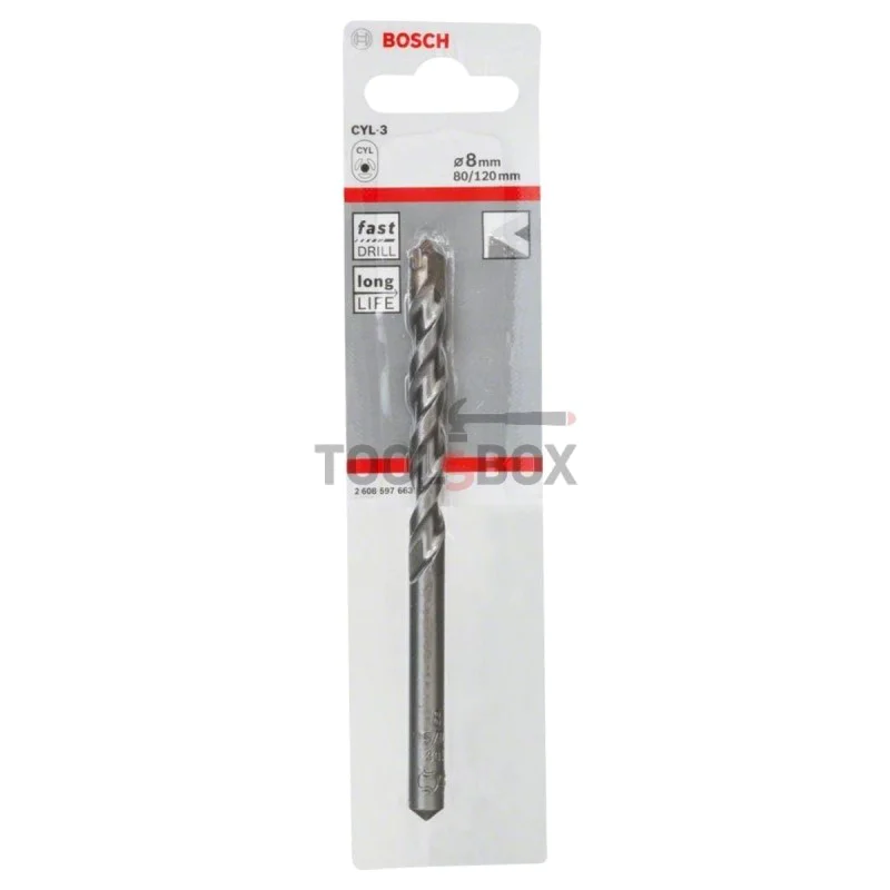 Concrete drill BOSCH CYL-3, 8x80x120mm