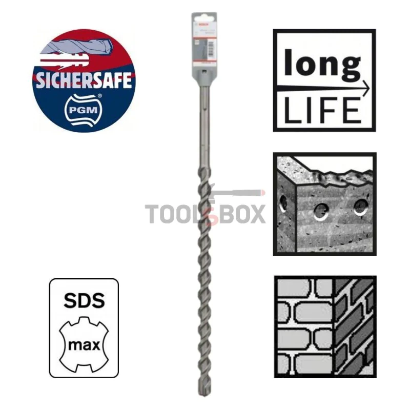 Concrete drill BOSCH SDS max-4X, 25x400x520mm