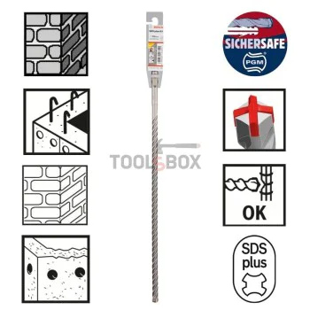Свредло за бетон BOSCH SDS plus-5X, 10x300х360мм