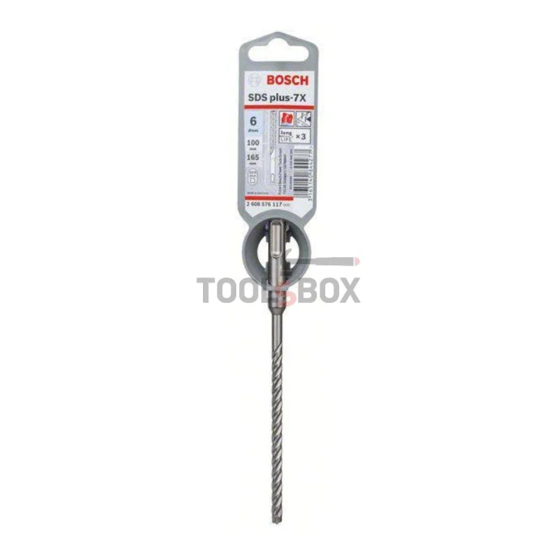 Concrete drill BOSCH SDS plus-7X, 6x100x165mm
