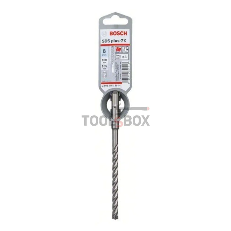 Concrete drill BOSCH SDS plus-7X, 8x100x165mm