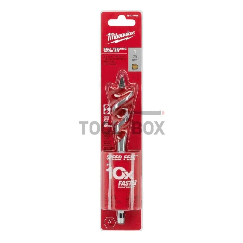 Milwaukee 25mm x 150mm SPEED FEEDTM wood drill bit
