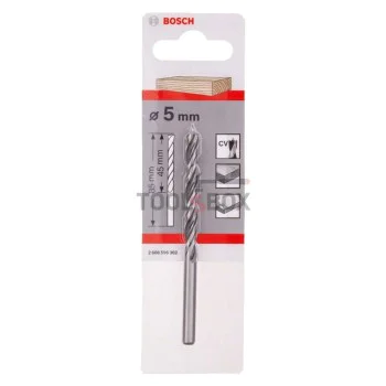 Wood drill BOSCH Brad Point, 5x45x85mm