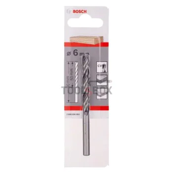 Wood drill BOSCH Brad Point, 6x50x90mm