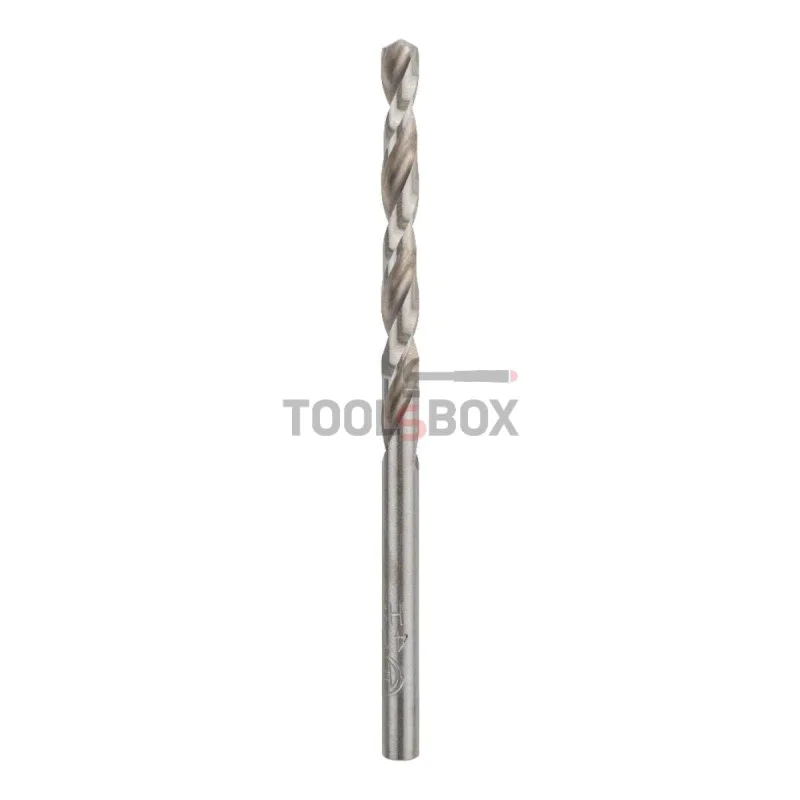 Metal drill BOSCH HSS-G, DIN 338, 4x43x75mm, 2 pcs.