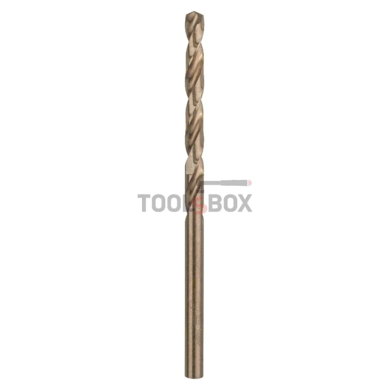 Metal drill BOSCH HSS-Co, DIN 338, 4x43x75mm