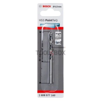 Свредло за метал BOSCH PointTec HSS 4.5х47мм