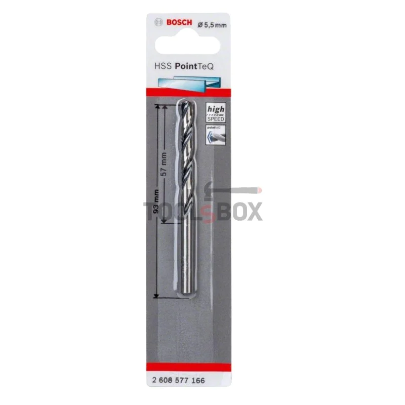 Metal drill BOSCH PointTec HSS 5.5x57mm