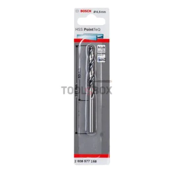 Свредло за метал BOSCH PointTec HSS 6.5х63мм