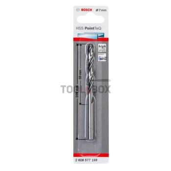 Свредло за метал BOSCH PointTec HSS 7х69мм