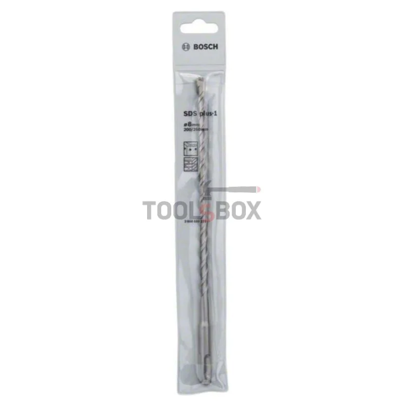 BOSCH SDS plus-1 drill bit for concrete 8x200x260mm