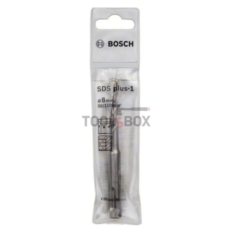 BOSCH SDS plus-1 drill bit for concrete 8x50x110mm
