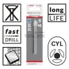 Glass and ceramic drill BOSCH CYL-9 SoftCeramic 12x90mm