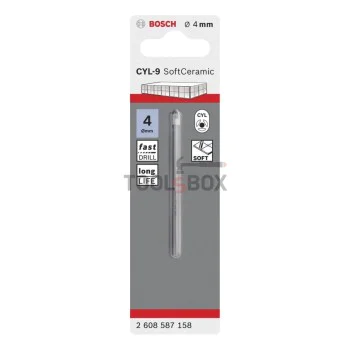 Свредло за стъкло и керамика BOSCH CYL-9 SoftCeramic 4x70мм