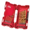 HSS-G Titanium Milwaukee Drill Bit Set 48894759 10 pcs. 3-10 mm