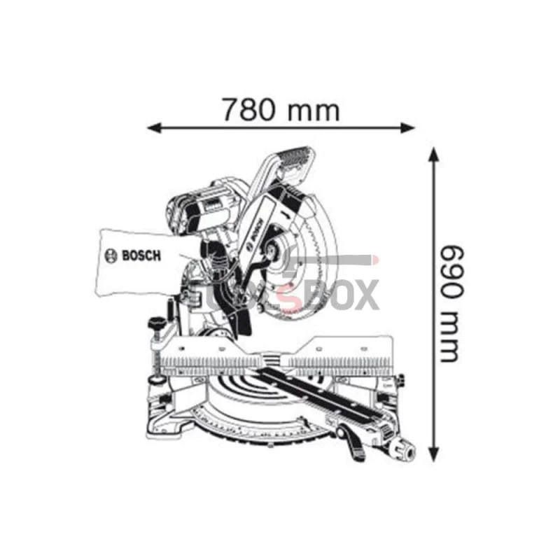 Immersion saw GCM 12 GDL Professional, 2000 W, 305 mm f