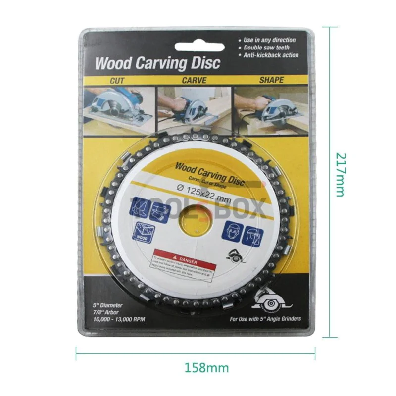 Wood cutting disc for DVS 125 x 22mm circular saw