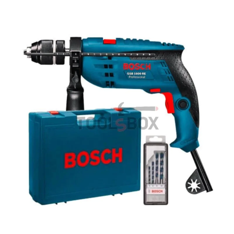 Impact drill BOSCH GSB 1600 RE, 701W