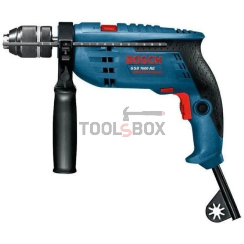 Impact drill BOSCH GSB 1600 RE, 701W