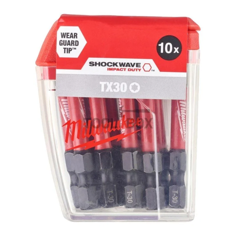 Milwaukee impact bits 4932471574, TX30x50mm, 10 pieces
