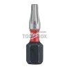Ударни битове Milwaukee SHOCKWAVE ™ IMPACT DUTY, TX BO20, 25mm, 2бр.