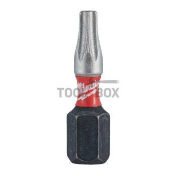 Impact bits Milwaukee SHOCKWAVE TM IMPACT DUTY, TX BO20, 25mm, 2pcs.