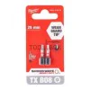 Impact bits Milwaukee SHOCKWAVE TM IMPACT DUTY, TX8, 25mm, 2pcs.