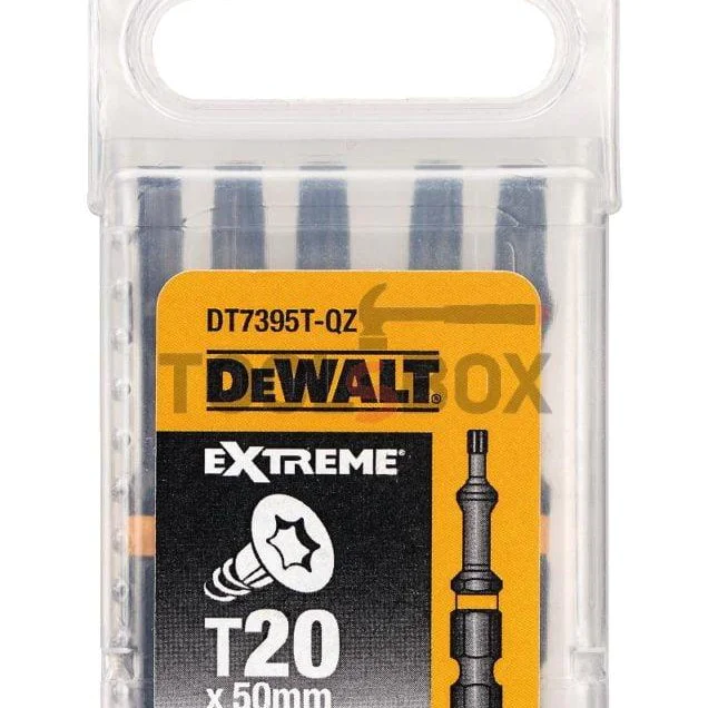 Impact bits DeWALT DT7395T , T20 - 5pcs