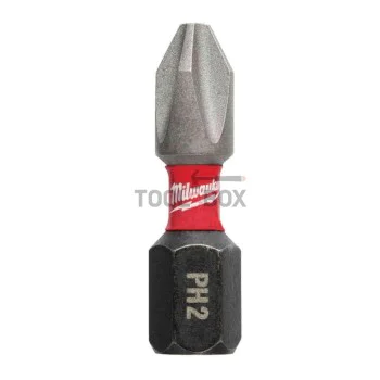 Ударни накрайници с магнитен държач Milwaukee 4932479856, PH2х25мм, 25 броя
