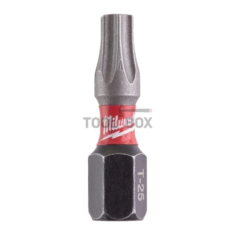 Milwaukee magnetic impact sockets 4932479858, TX25x25mm, 25 pcs