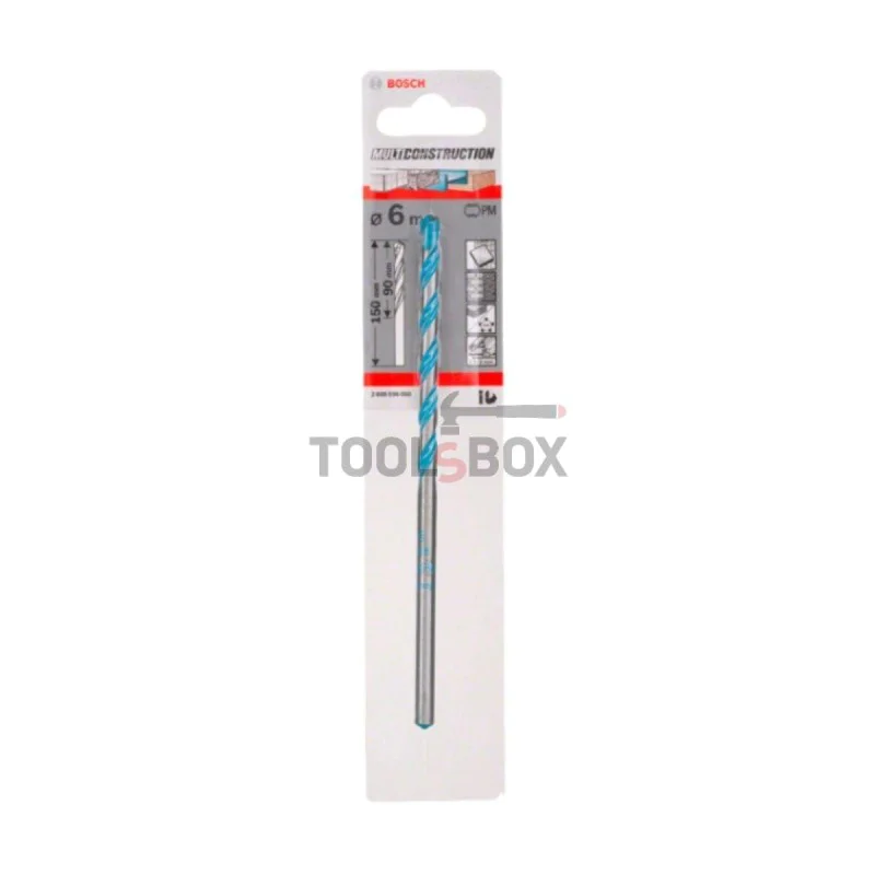 Universal drill BOSCH CYL-9 Multi Construction, 6x90x150mm