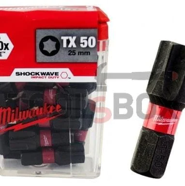 Milwaukee bits / bits 4932430892 / 20 Piece ShockWave Impact Duty TX50 x 25mm