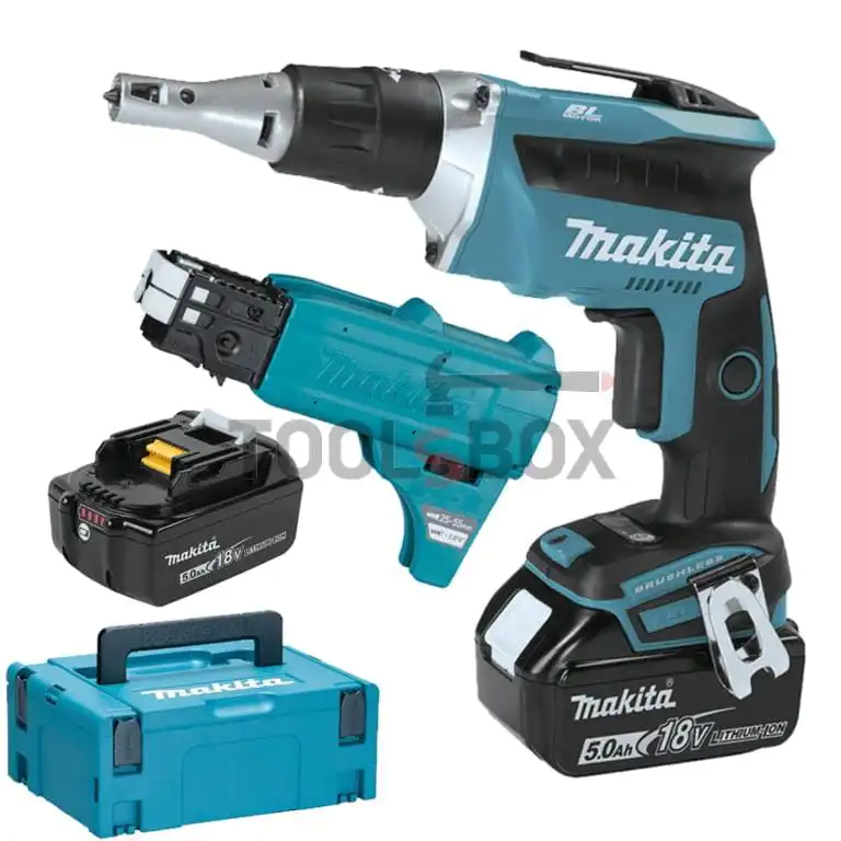 Cordless screwdriver Makita DFS452RYE, brushless 18 V