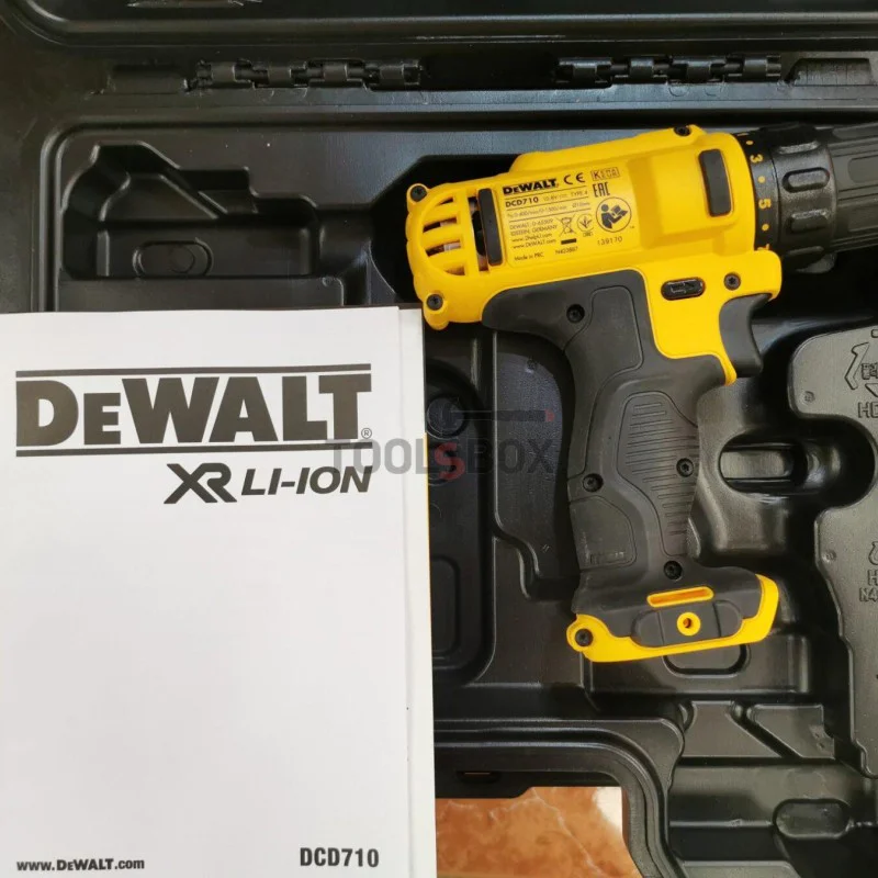 Cordless screwdriver DeWalt DCD710NT / 10.8V / 2-speed
