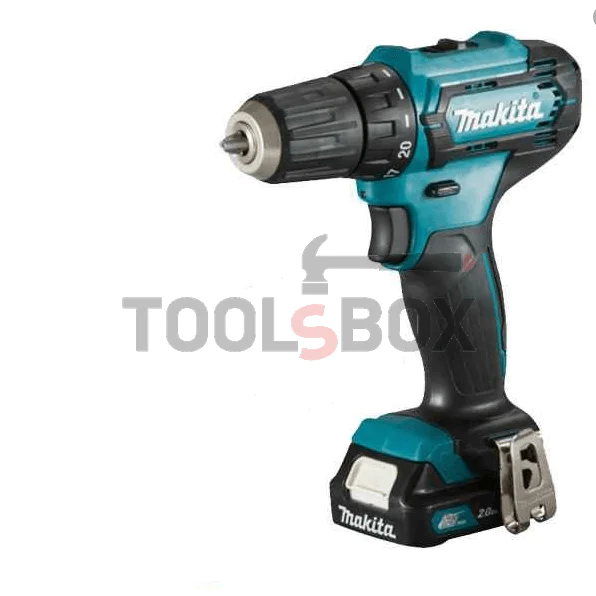 Makita DF333DN cordless screwdriver 12 V, 2 Ah, 30 Nm, 1-10 mm
