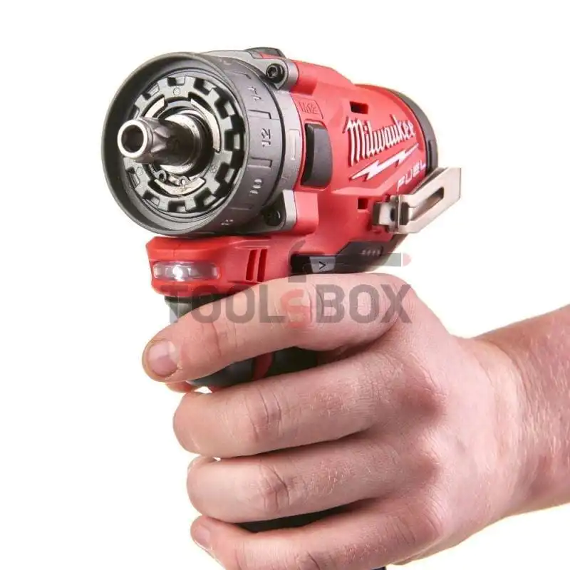 Brushless impact driver with Milwaukee M12FPDX-0 attachment