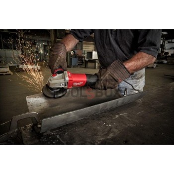 Milwaukee AGV 13 XSPDEB, 1250 W BRAKING GRINDER WITH AVS AND PADDLE SWITCH / 4933464998