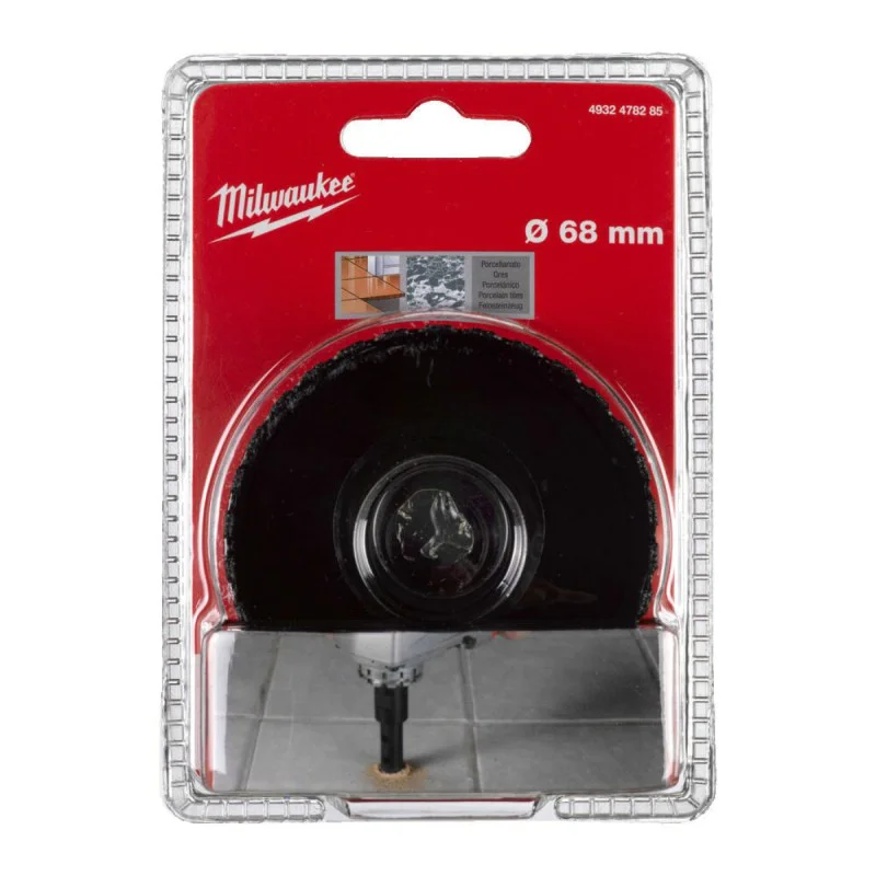 Milwaukee Diamond MAX diamond burr for porcelain tiles 68x68mm, 4932478285